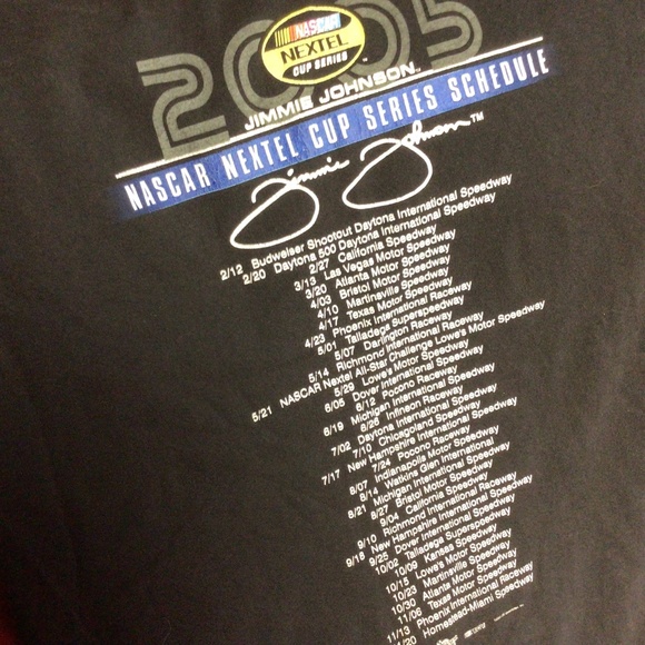 Nascar JIMMIE JOHNSON tshirt - Picture 2 of 4